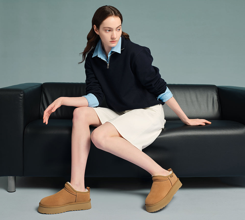 UGG Boots Low Cut Ankle Classic Platform Nano – Australian