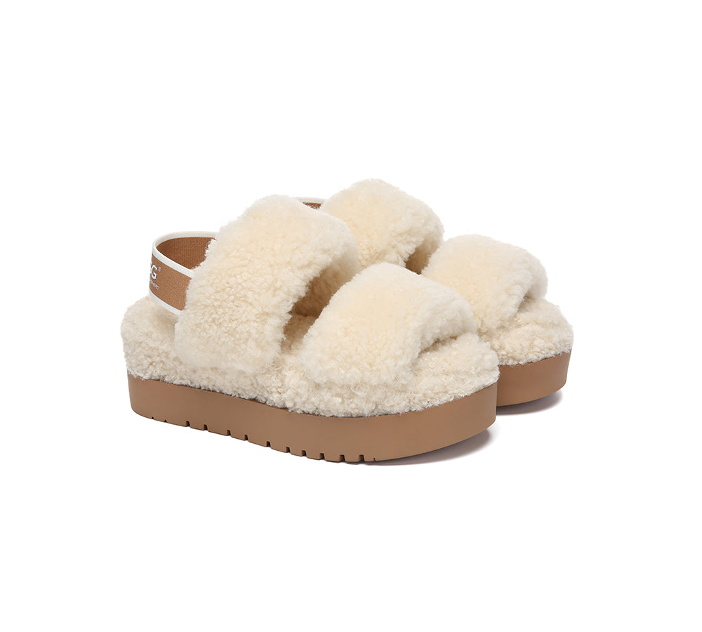 AUSTRALIAN SHEPHERD® UGG Women Double Strap Slingback Platform