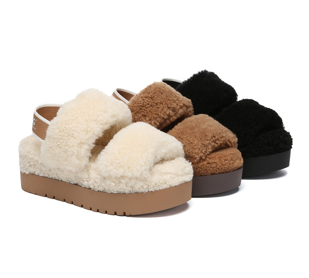 AUSTRALIAN SHEPHERD® UGG Women Double Strap Slingback Platform