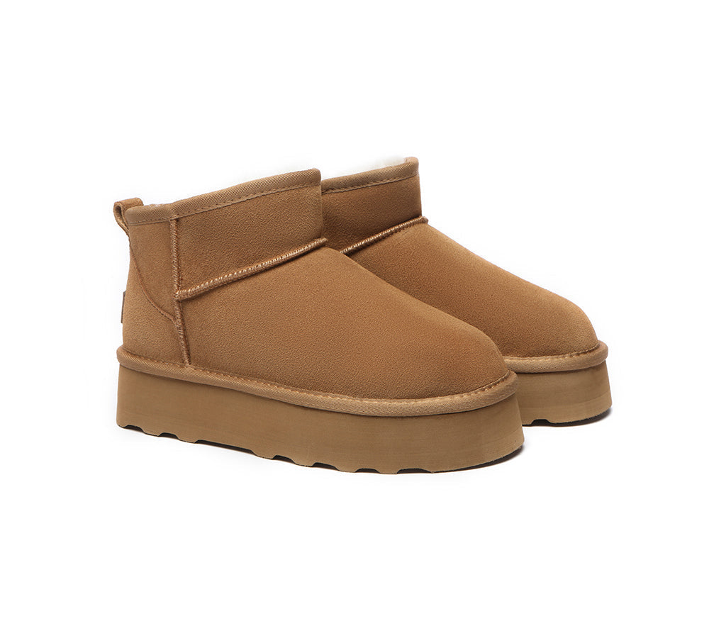Ugg Mini Platform Boots Thick Bottom Ronnie – Australian Shepherd