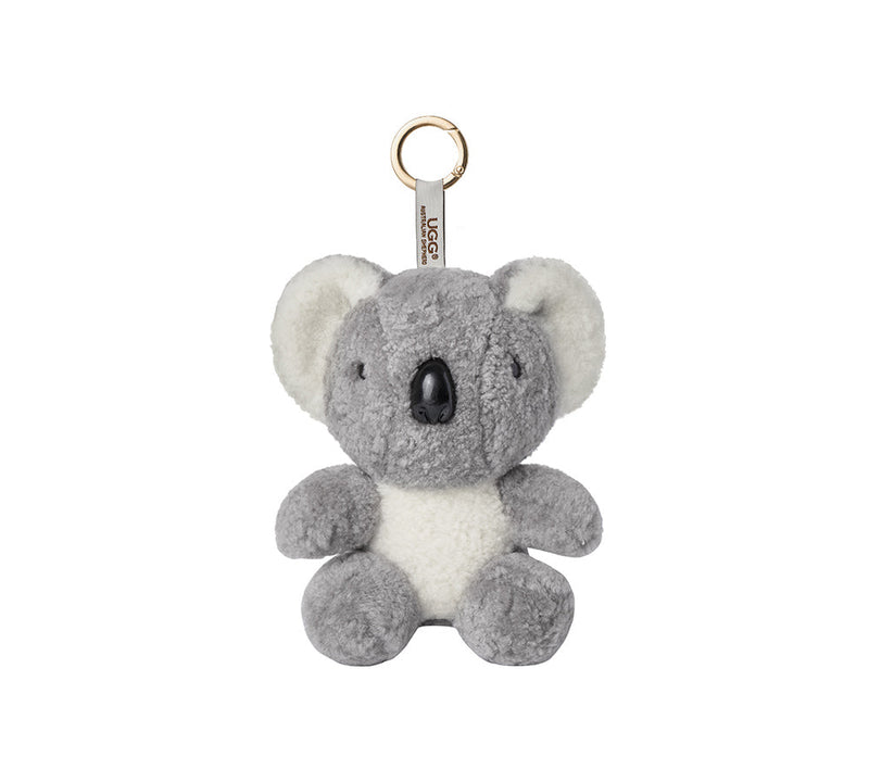 AUSTRALIAN SHEPHERD® Fluffy Sheepskin Wool Koala Keyring Koobi UGG AUSTRALIAN SHEPHERD