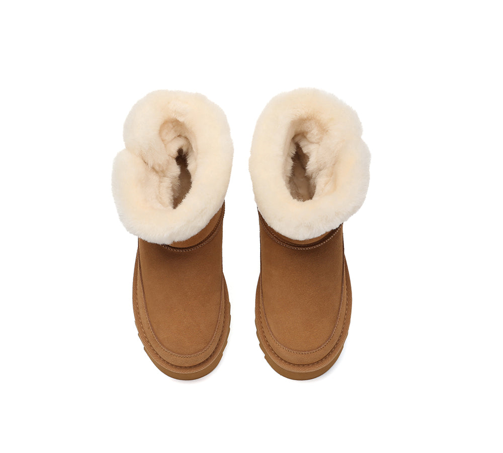 AUSTRALIAN SHEPHERD® UGG Boots Sheepskin Wool Shearling Platform