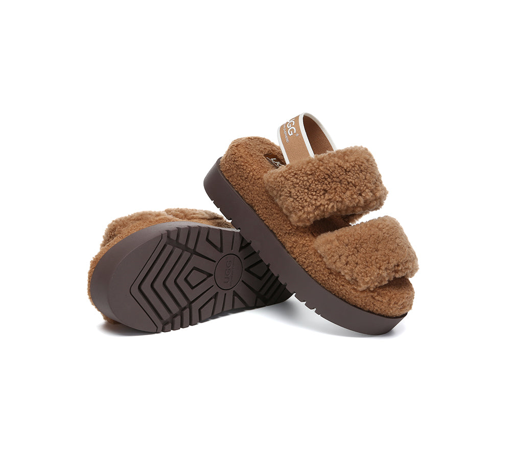 AUSTRALIAN SHEPHERD® UGG Women Double Strap Slingback Platform