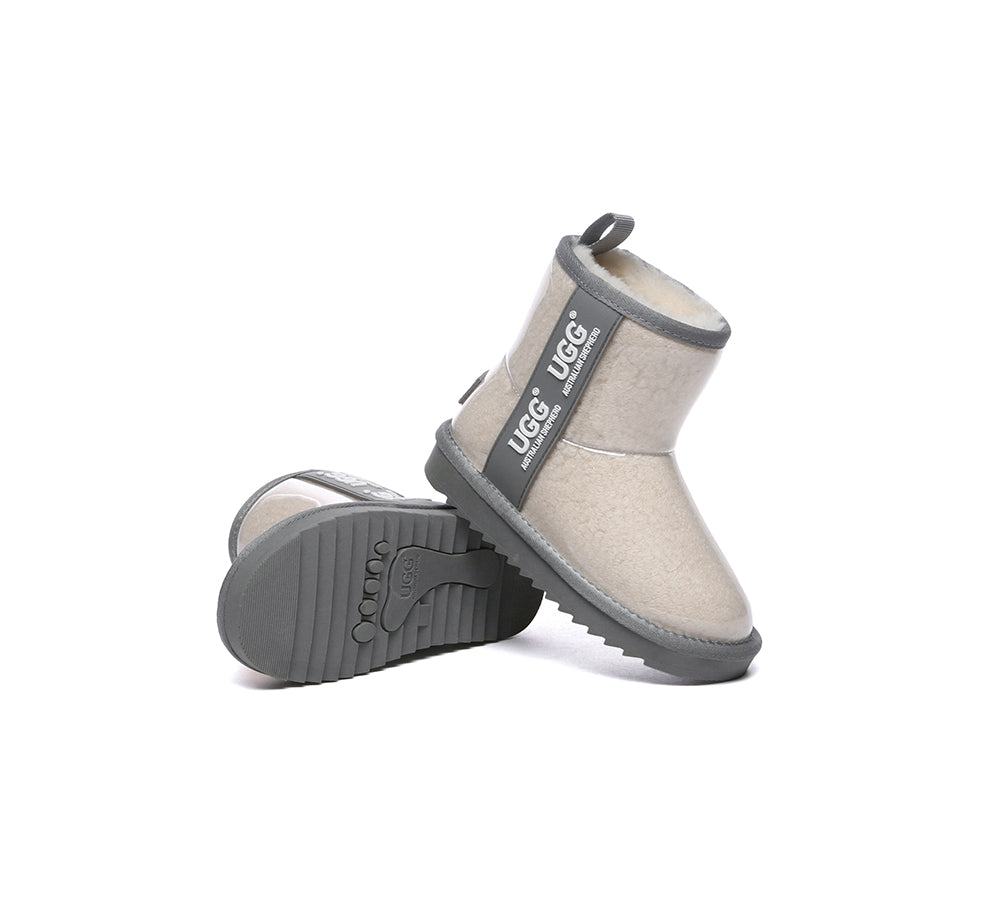 Kids Ugg Boots Clear Waterproof and Shearling Coated – Australian