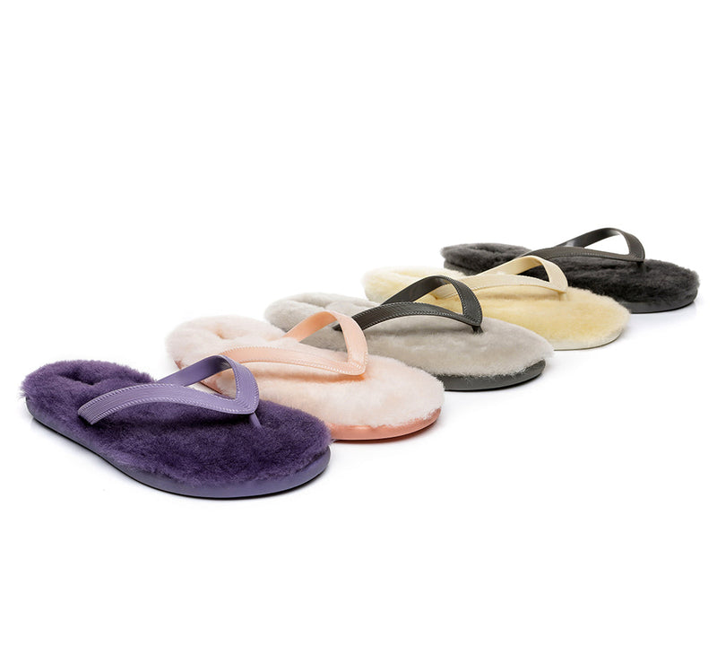 Slides - AS UGG Fluffy Thong Sigma