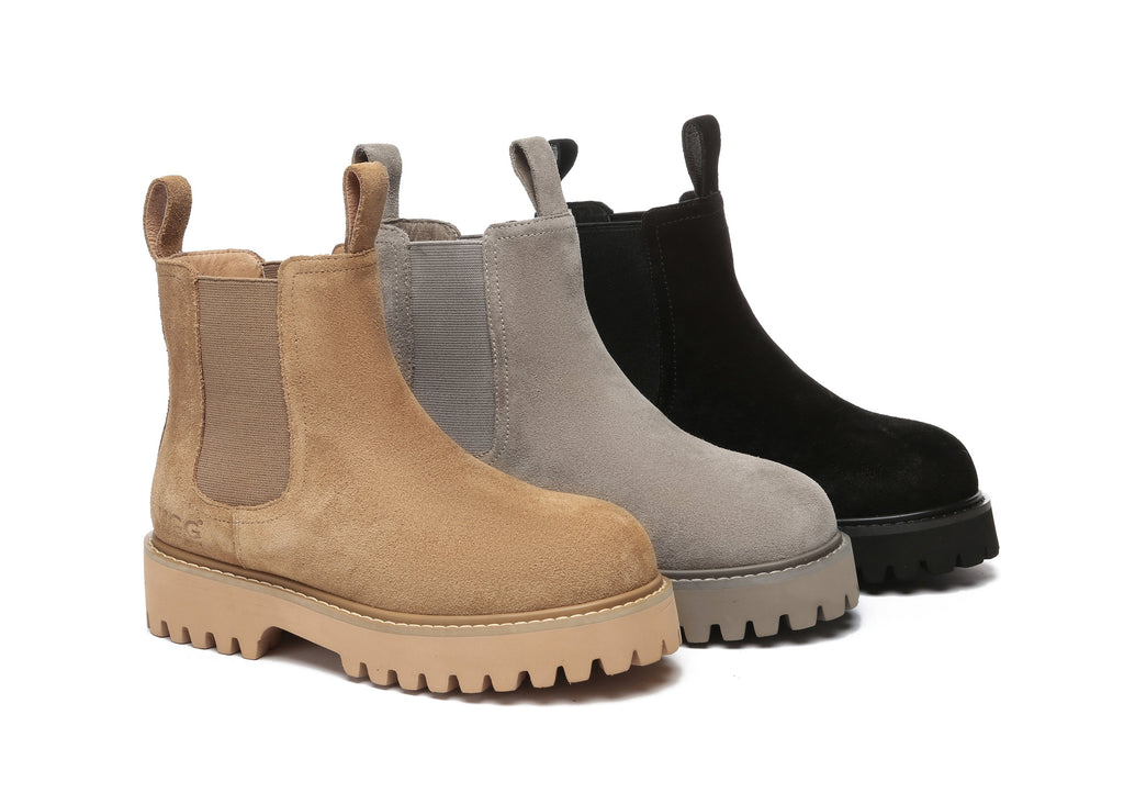 Wool Chelsea Chunky Boots Chana Australian Shepherd UGG Store