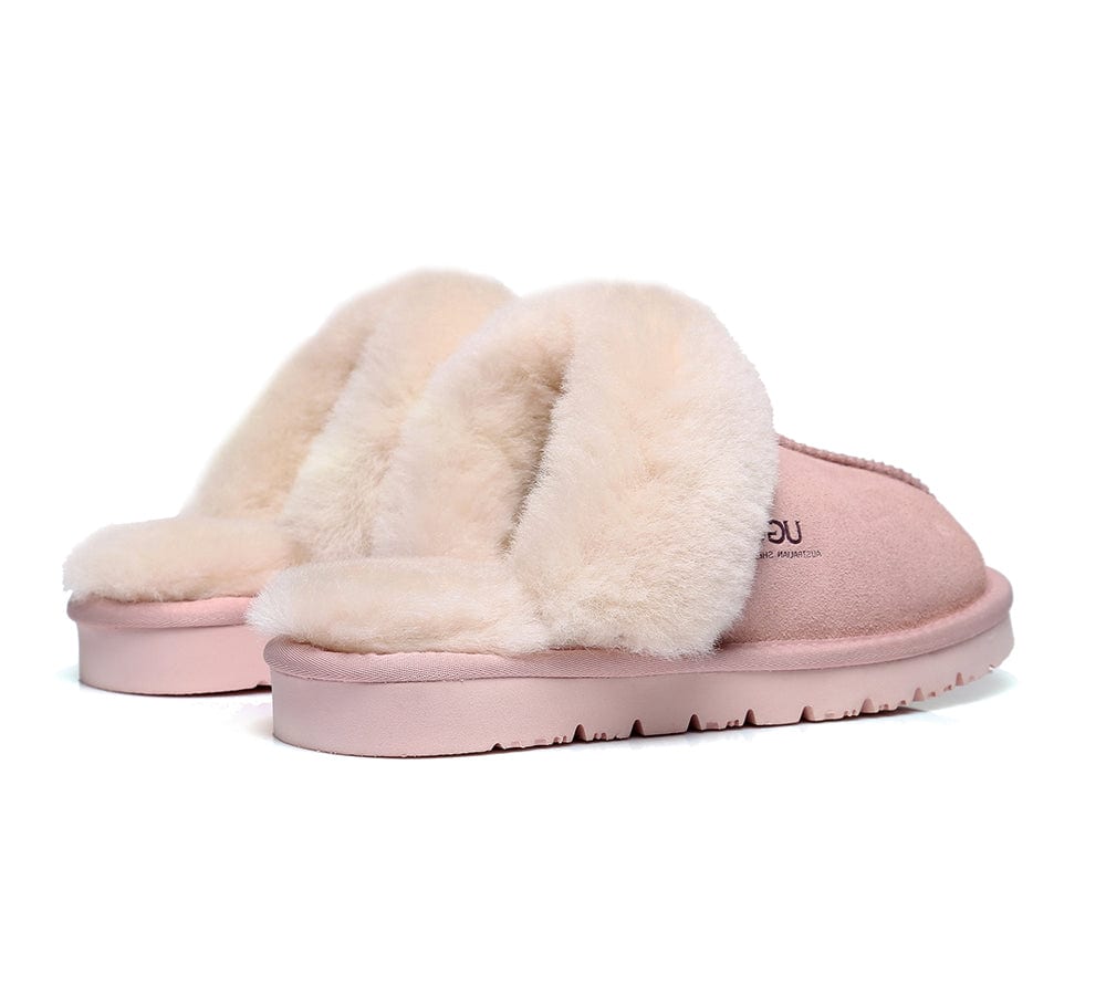 UGG Unisex Muffin Scuff Slippers #15564 Genuine Sheepskin Lining