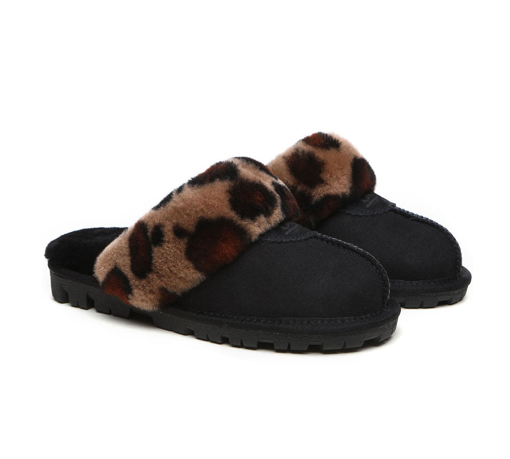 Ugg cheetah print best sale slippers