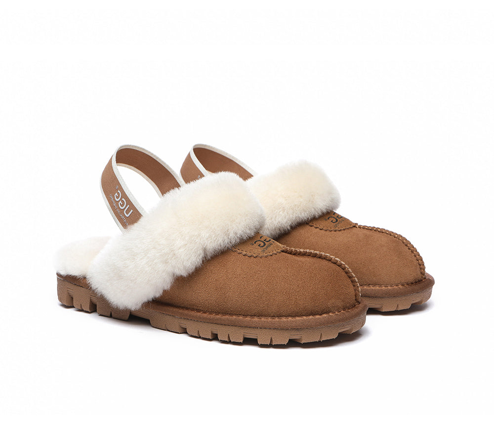 Slingback Slippers Waffle Plus