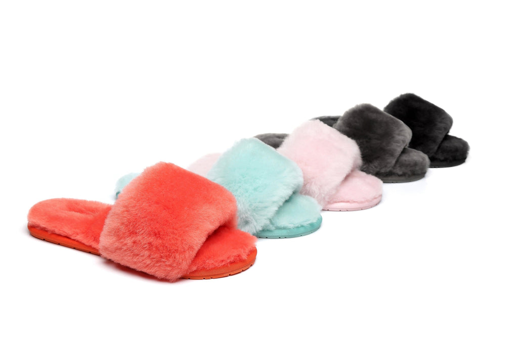 Boots - AS UGG Slipper Fluffy Slides Nala