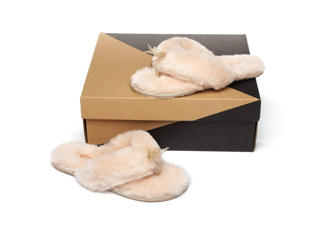 Fluffy thongs sales
