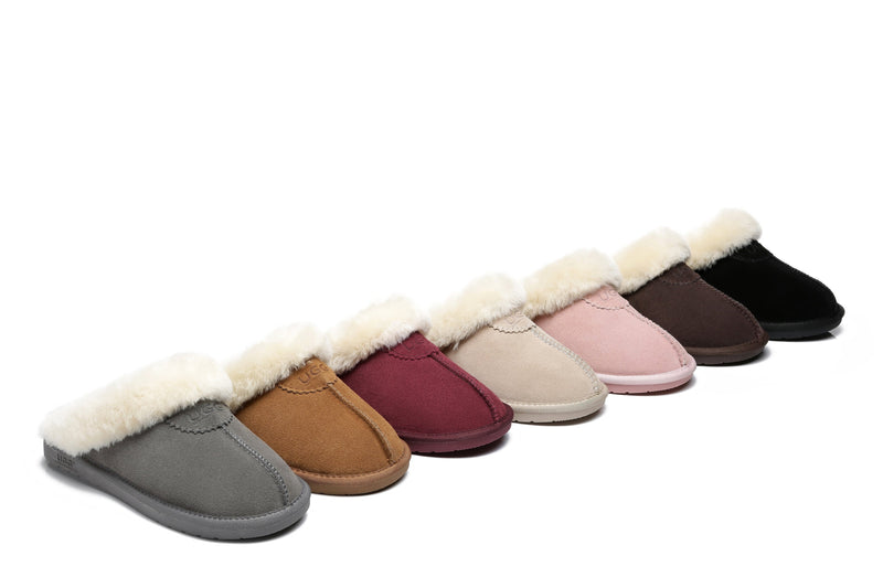 UGG Boots - Morgan Scuff Australian Premium Sheepskin Unisex Ugg Slippers